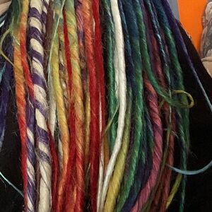Colorful Dreadlock Extensions - made to order!